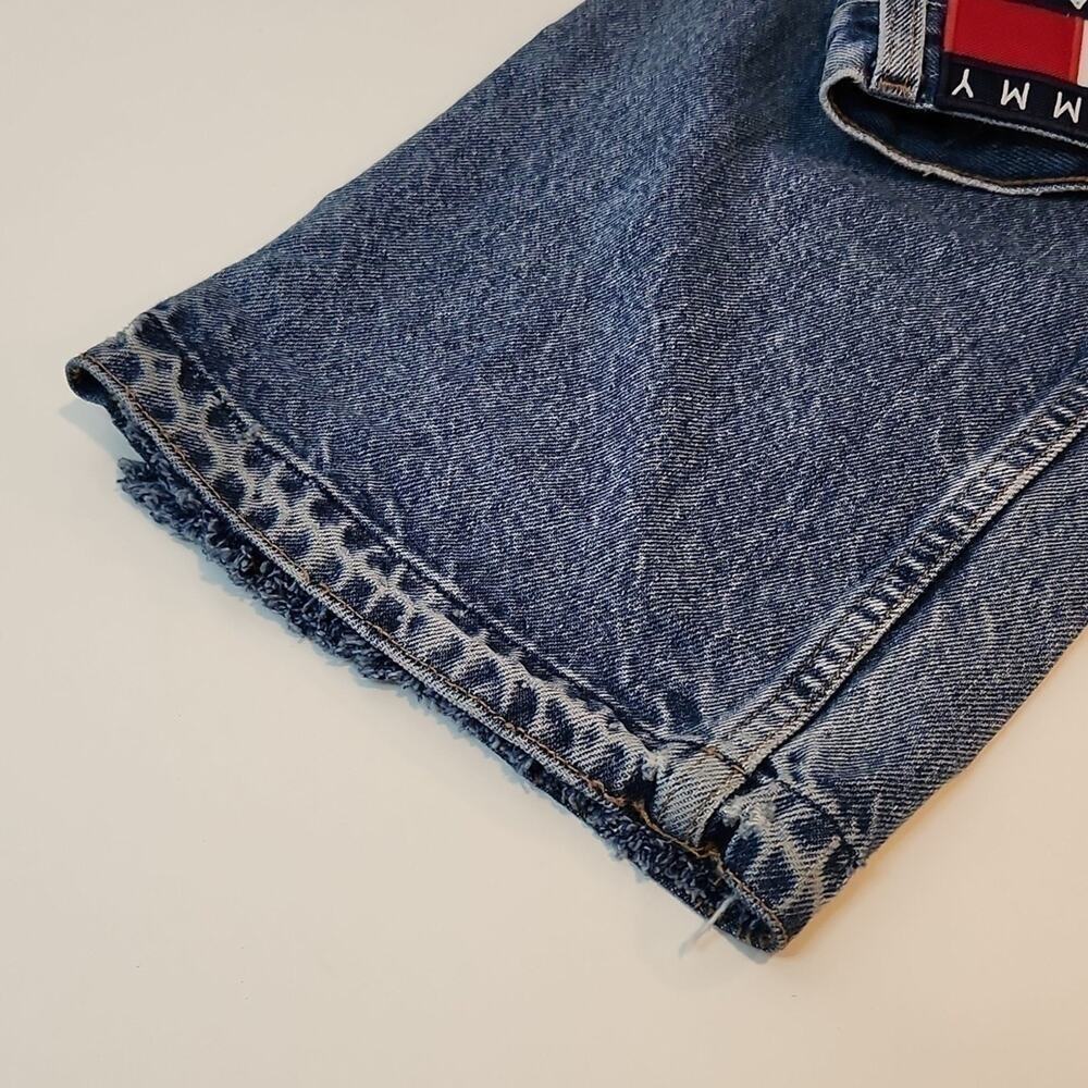Vintage Tommy Hilfiger Y2K Denim Jeans Medium Wash Large Logo Men's Sz 40/32 - Picture 16 of 16